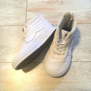 All White toddler vans